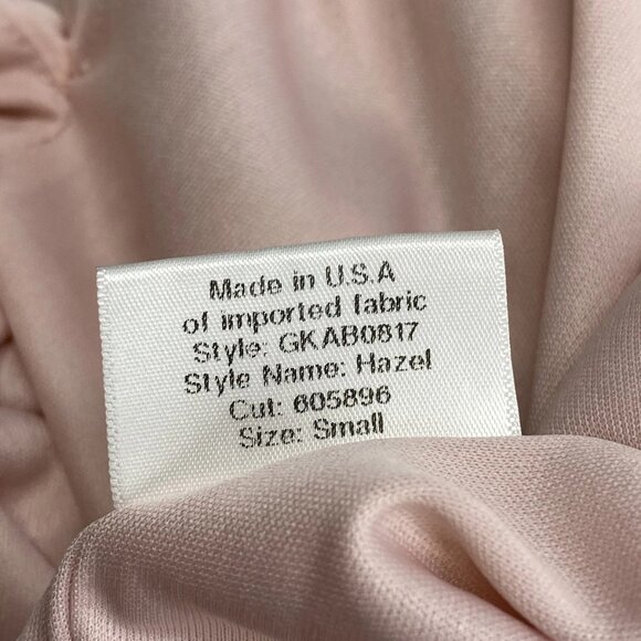 NEW KATIE MAY Maxi Dress Blush Pink Size M Hazel Gown Off The Shoulder Lined - Picture 4 of 12